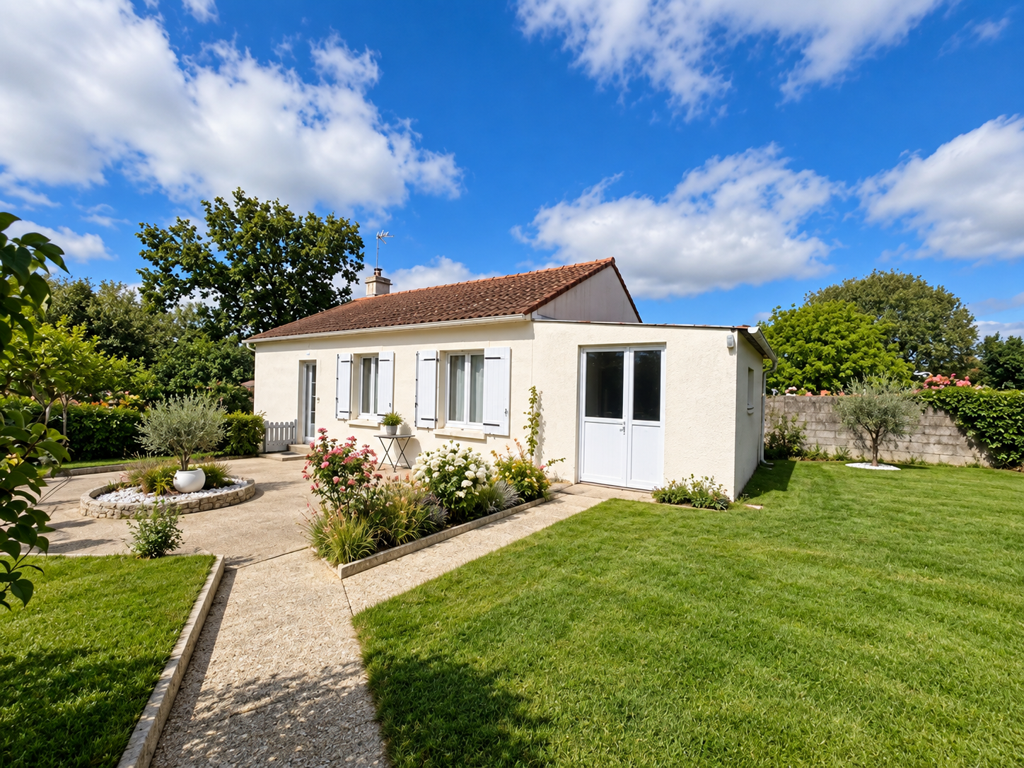 Maison sur sous-sol proche commerces et commodités